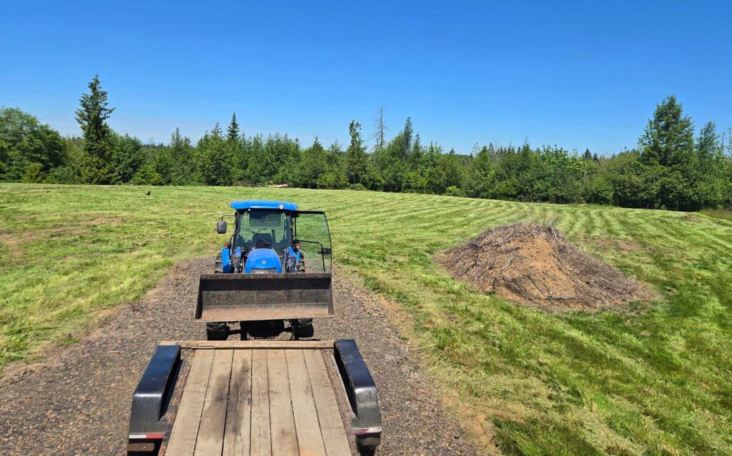 Brush hogging and land clearing services in Lewis County